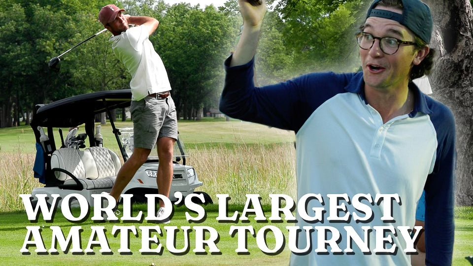 Long Drive Competition & Largest Amateur Golf Tournament (Video)