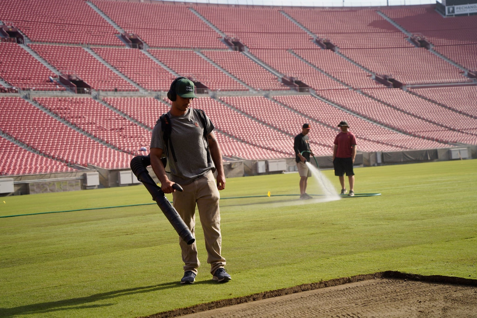 USC Football - Keepers of the Turf - Grass Clippings