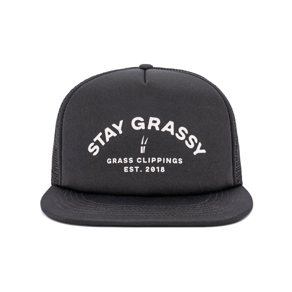 Estuary Foam Trucker Hat | Grass Clippings Black