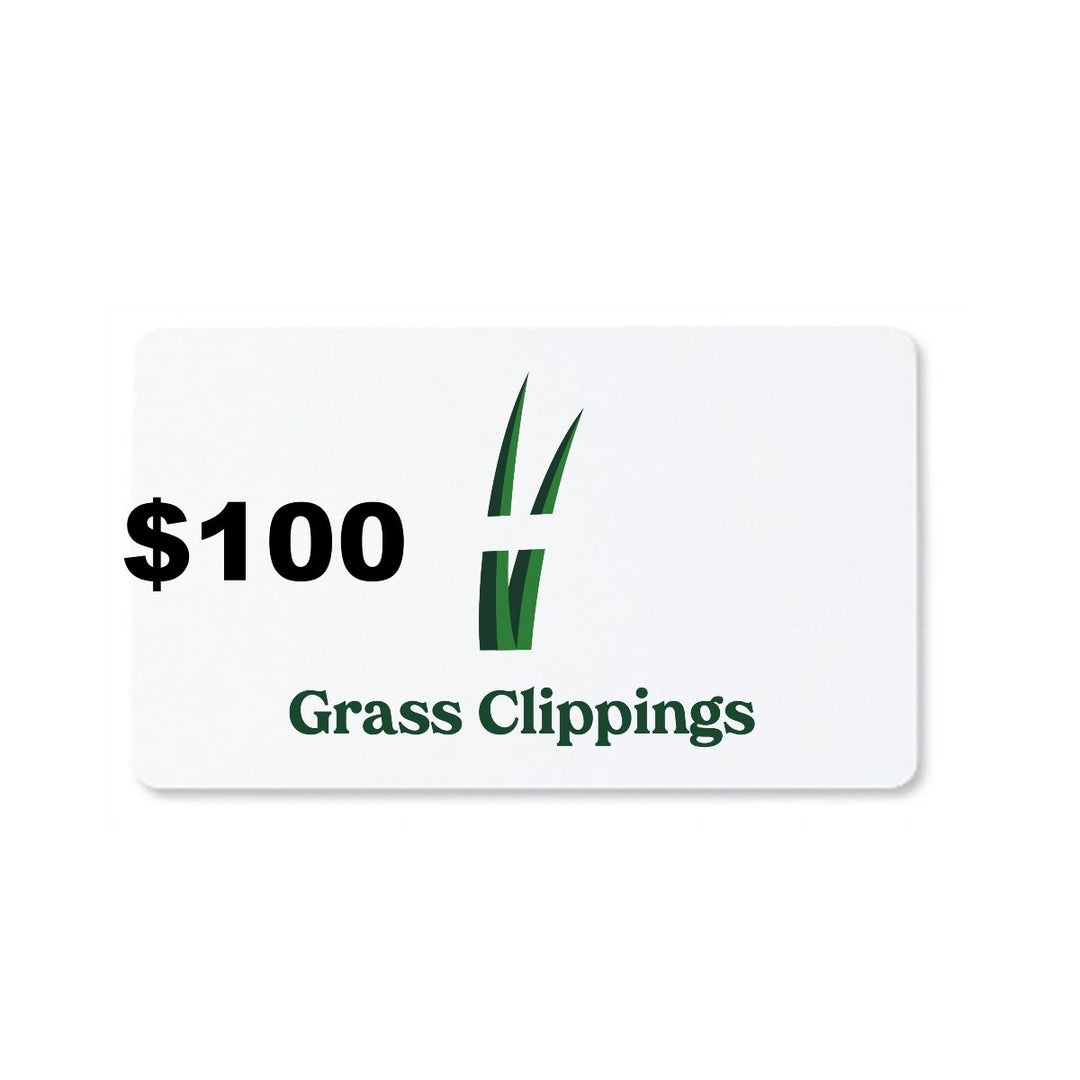 Grass Clippings Gift Card - Grass Clippings